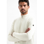 No Excess half zip high collar