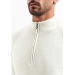 No Excess half zip high collar