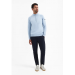 No Excess half zip high collar