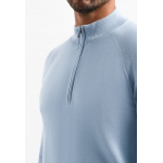 No Excess half zip high collar