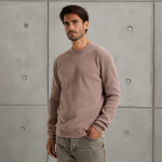 Cast iron soft blend mock knit