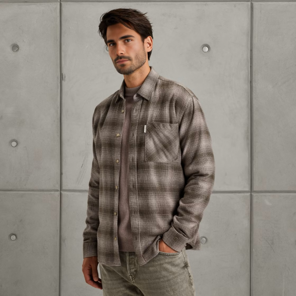 Cast Iron shirt mouline check