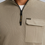 Pme Legend halfzip collar knit