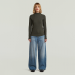G-star A line slim rib mock t