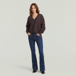 G-star washed loose v sweat