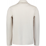 No Excess wing collar zip knit