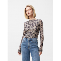 Catwalk Junkie cheetah mesh ls