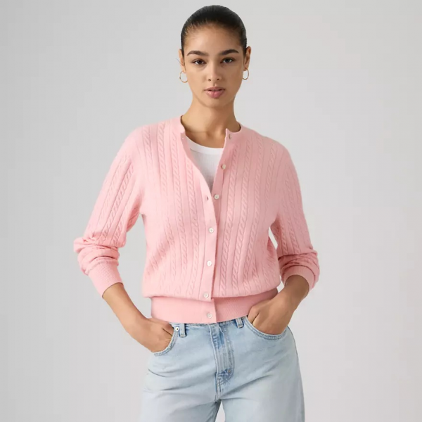 Levi's® crewneck cardigan