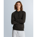 Cast Iron ls polo viscose bl
