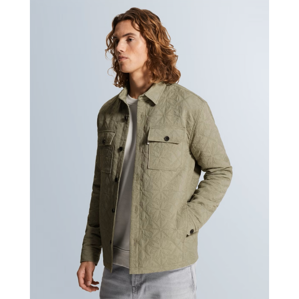 Cast Iron tec jacquard shirt