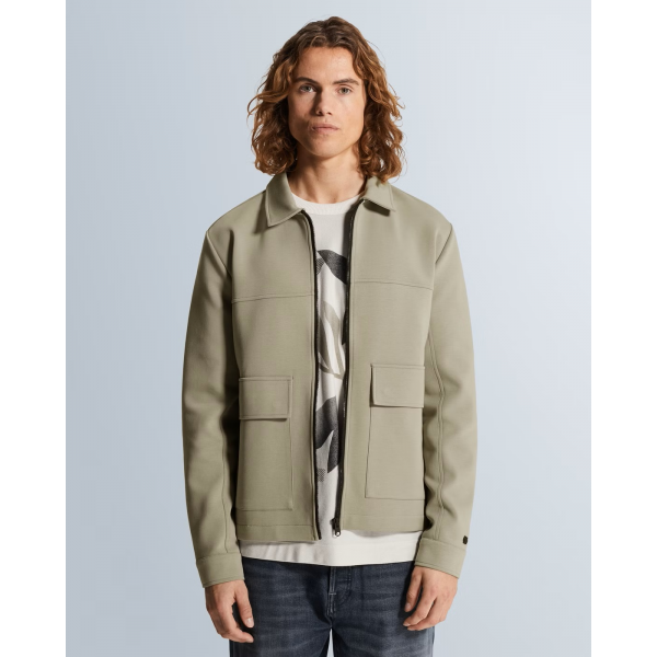 Cast Iron zip jacket interlock