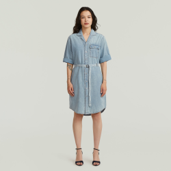 G-star belted shirt dress