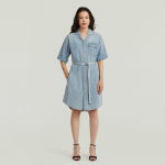 G-star belted shirt dress