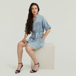 G-star belted shirt dress