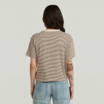 G-star stripe relaxed knot tee