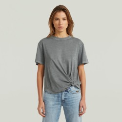 G-star stripe relaxed knot tee