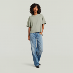 G-star woven mix washed tee G-star woven mix washed tee
