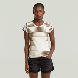 G-star stripe eyben slim v tee