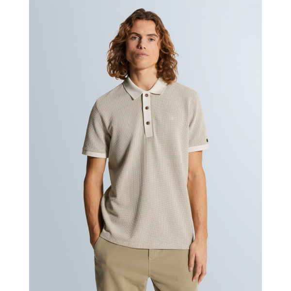 Cast Iron 2 tone waffle polo