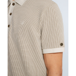 Cast Iron 2 tone waffle polo