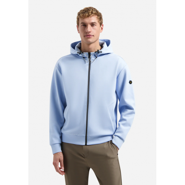 No Excess zip hooded sweater