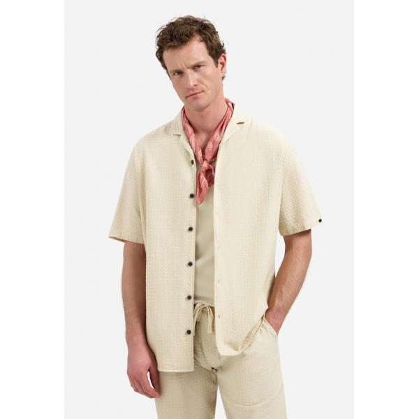 No Excess ss jacquard shirt