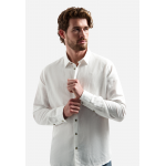 No Excess shirt with linen