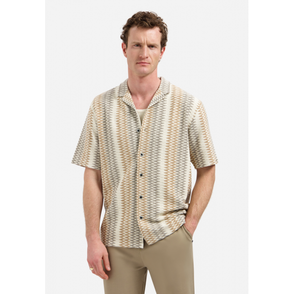 No Excess zigzag fancy shirt