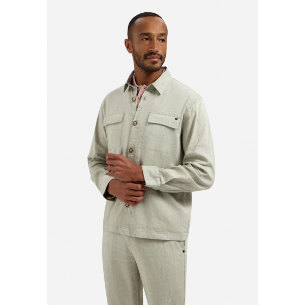 No Excess 2 tone overshirt