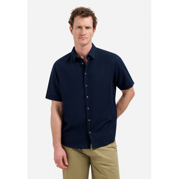 No Excess ss linen shirt