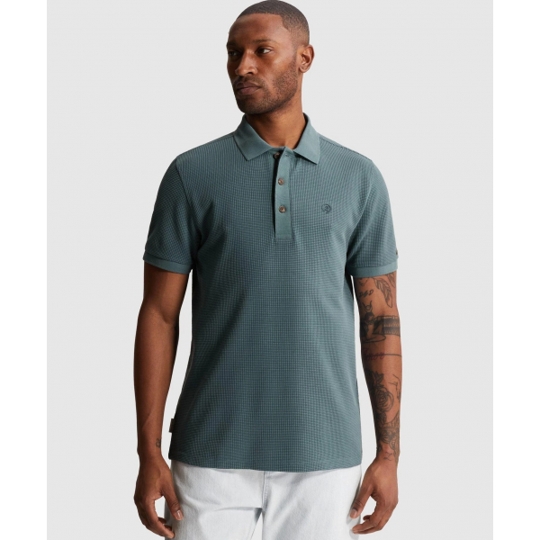 Cast Iron 2 tone waffle polo