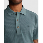 Cast Iron 2 tone waffle polo