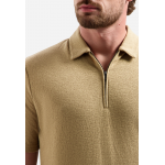 No Excess structure polo zip