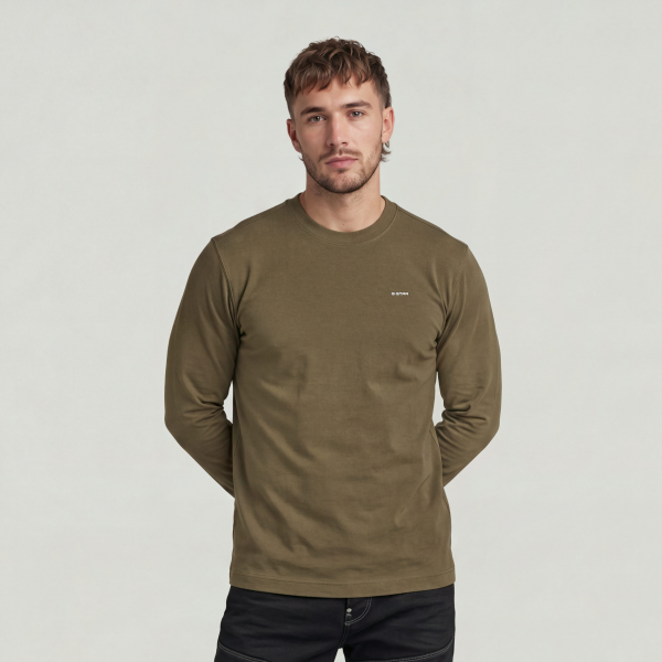 G-star true regular r tee l/s G-star true regular r tee l/s