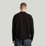 G-star waffle henley relaxed t G-star waffle henley relaxed t