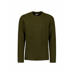 No Excess cable knit with wool