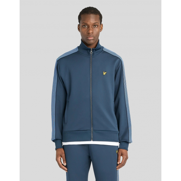 Lyle & Scott striped track jkt