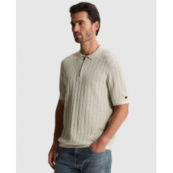 Cast Iron polo katoen/modal