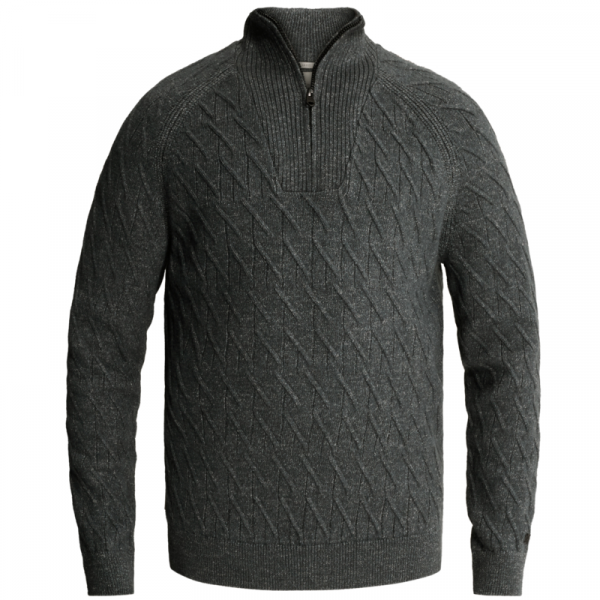 Cast Iron half zip cotton knit Cast Iron half zip cotton knit