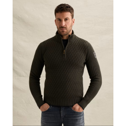 Pme Legend halfzip collar knit